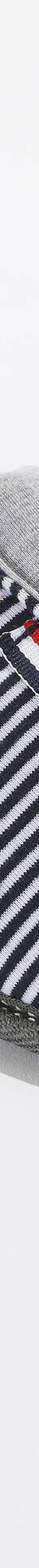 Chaussons mules unis bande rayée (gris) Chaussons mules unis bande rayée (gris)